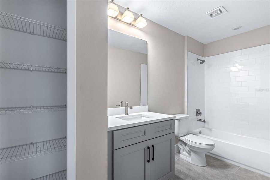 Furnished interior view inside a new home in Gray Hawk at Hole Two, Daytona Beach (Image 8). Furnished interior view inside a new home in Gray Hawk at Hole Two, Daytona Beach (Image 8).