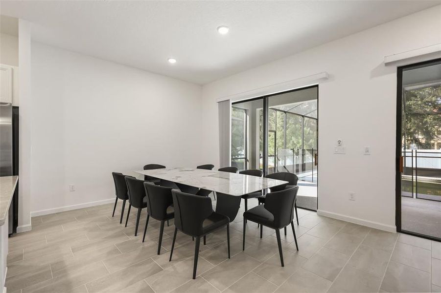 Furnished interior view inside a new home in , Orlando (Image 14).