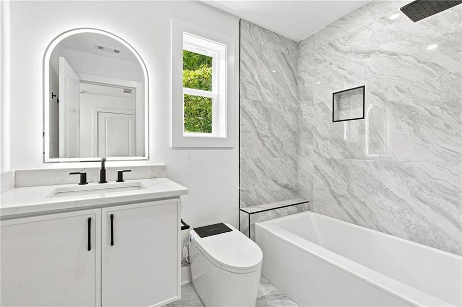 Furnished interior view inside a new home in , Sugar Hill (Image 10).