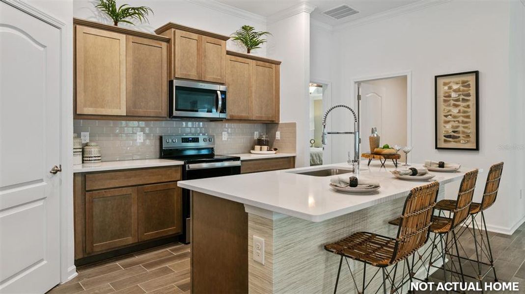 Furnished interior view inside a new home in Sawmill Branch, Palm Coast (Image 17).
