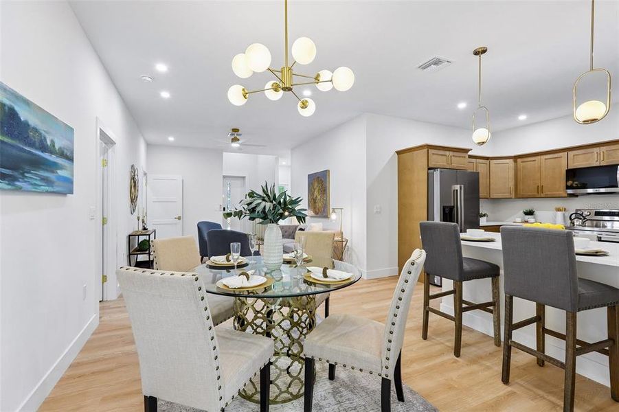 Furnished interior view inside a new home in , Dunedin (Image 19).