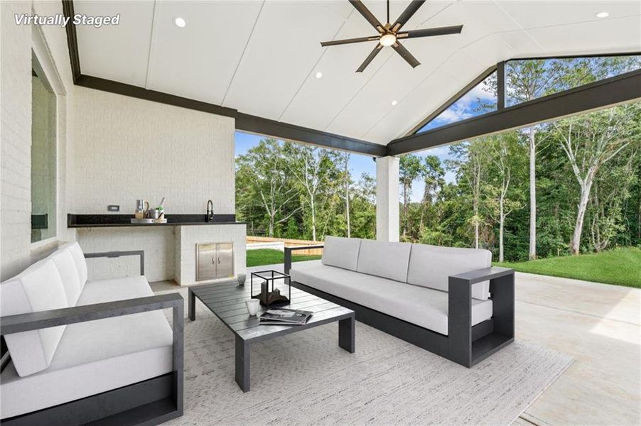 Furnished interior view inside a new home in , Hoschton (Image 18). Furnished interior view inside a new home in , Hoschton (Image 18).