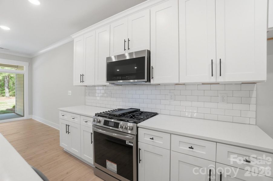 Furnished interior view inside a new home in Blythe Mill Townhomes, Waxhaw (Image 13).