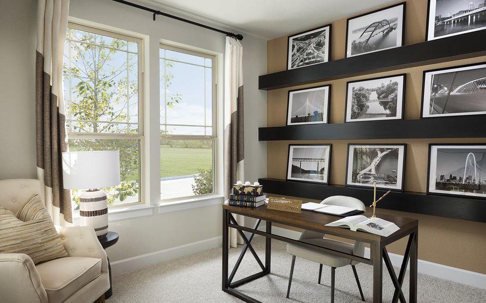 Furnished interior view inside a new home in Easton Park, Austin (Image 10).