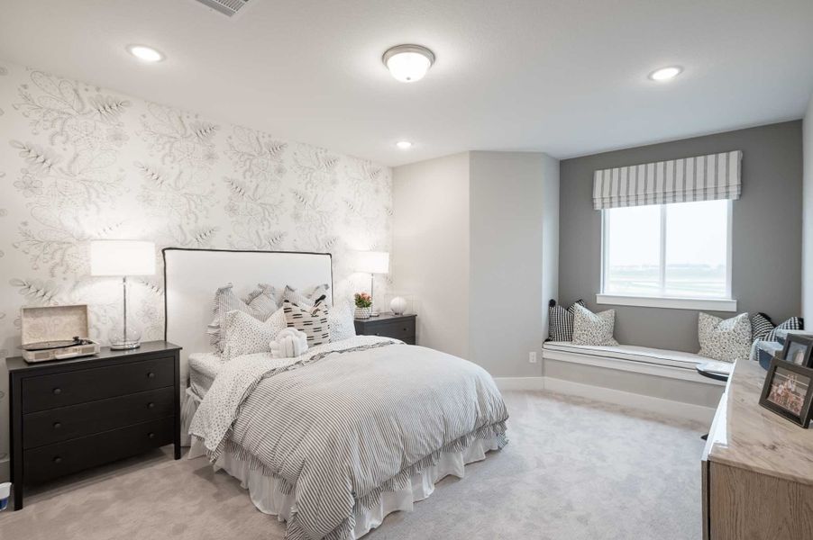 Representative furnished interior of a home built from the Milan by Tri Pointe Homes in Dunham Pointe, Cypress (Image 82).
