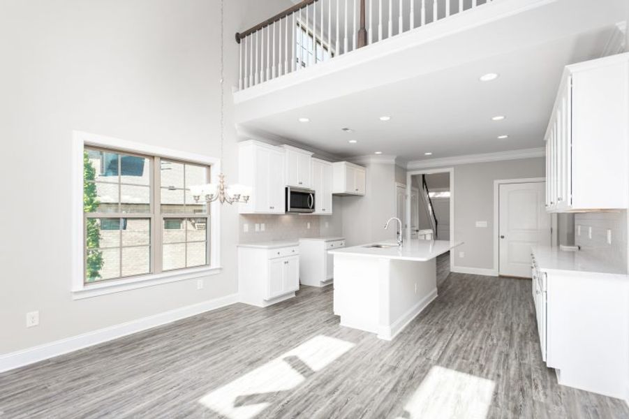 Representative furnished interior of a home built from the Greenwich by Keystone Homes NC in Northborough, Colfax (Image 8). Representative furnished interior of a home built from the Greenwich by Keystone Homes NC in Northborough, Colfax (Image 8).