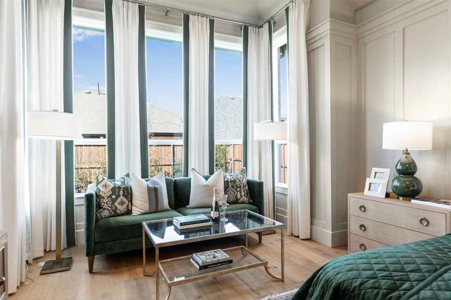 Furnished interior view inside a new home in Estates at Bristol Valley, Heath (Image 23).