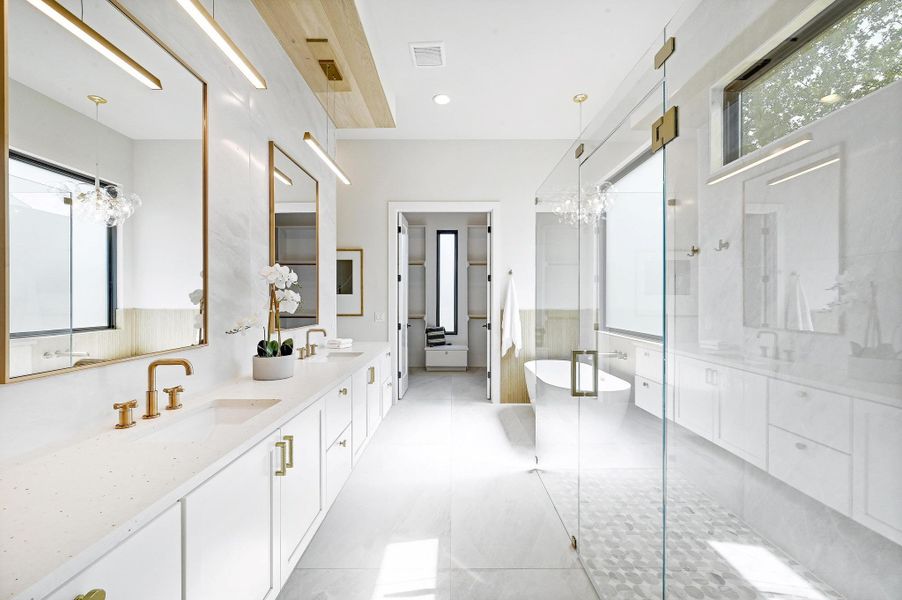 Furnished interior view inside a new home in , Austin (Image 25).