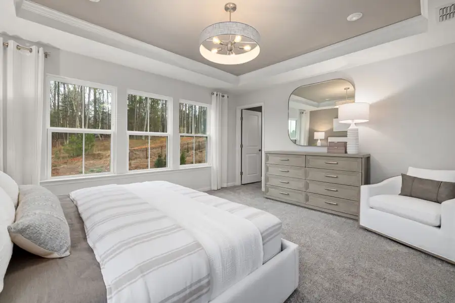 Furnished interior view inside a new home in Solana, Durham (Image 9).