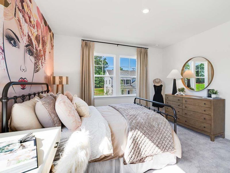 Furnished interior view inside a new home in Bailey Fence, Dacula (Image 16).