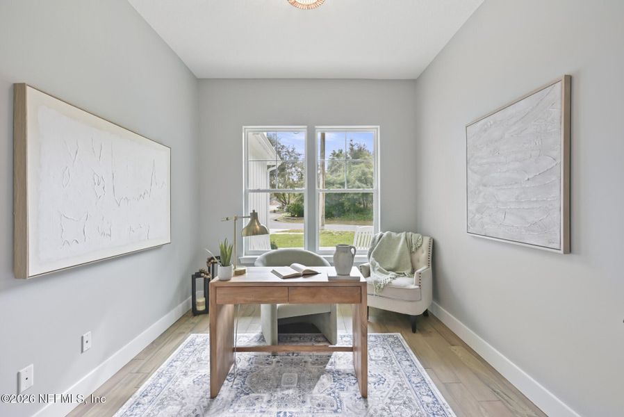 Furnished interior view inside a new home in , Jacksonville (Image 12).