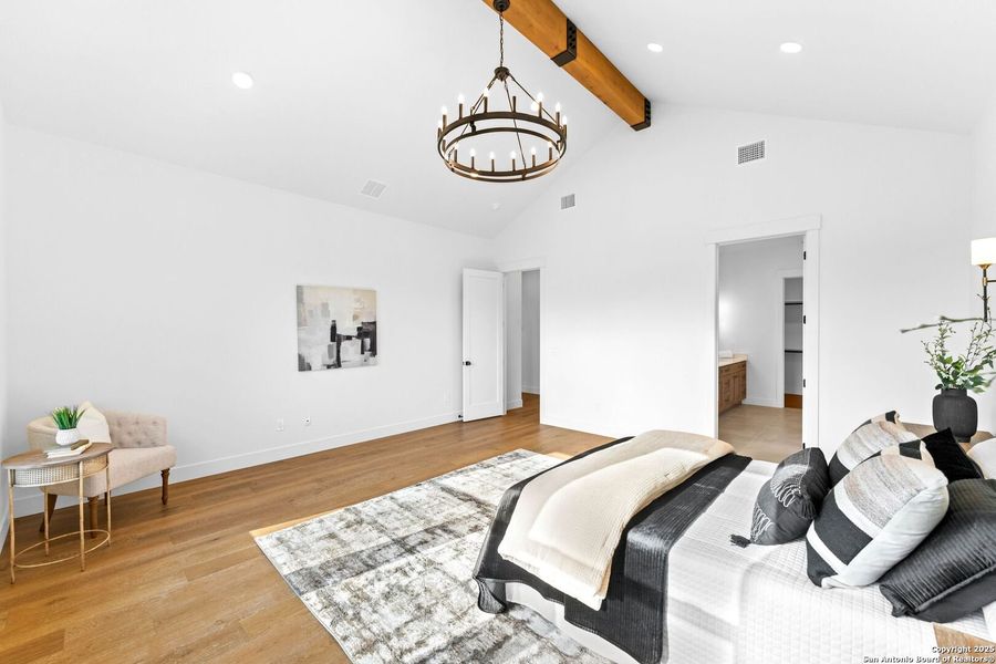 Furnished interior view inside a new home in , Boerne (Image 13).