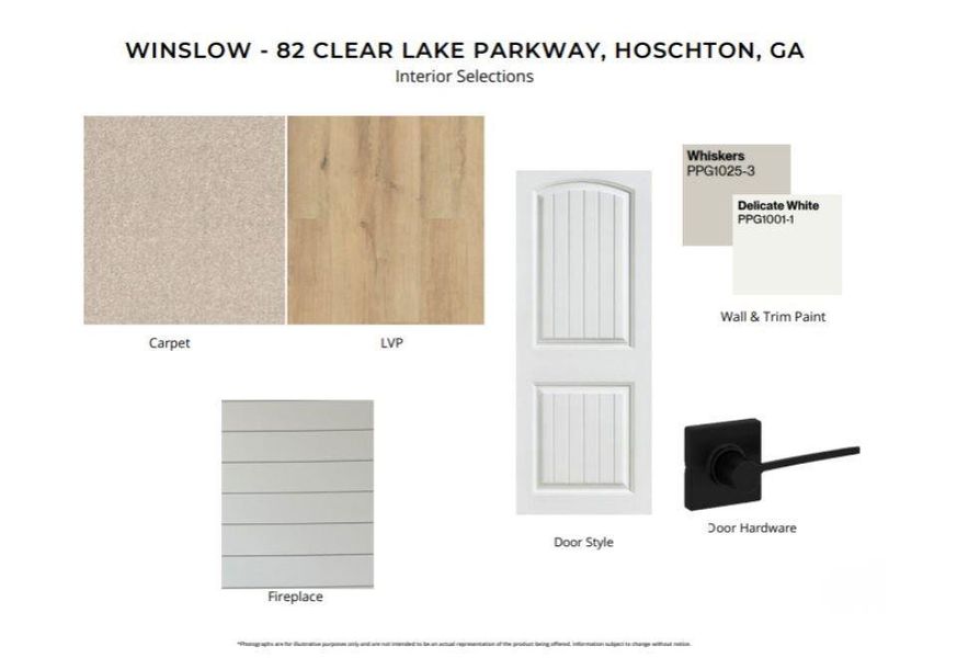 Sample of building materials used in homes in Twin Lakes, Hoschton (Image 5). Sample of building materials used in homes in Twin Lakes, Hoschton (Image 5).