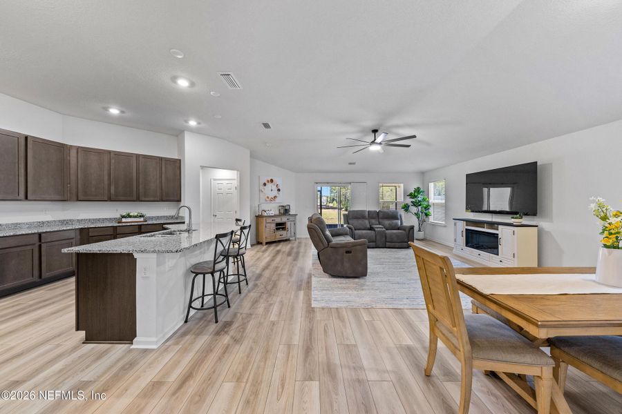 Furnished interior view inside a new home in Copper Ridge, Jacksonville (Image 15).