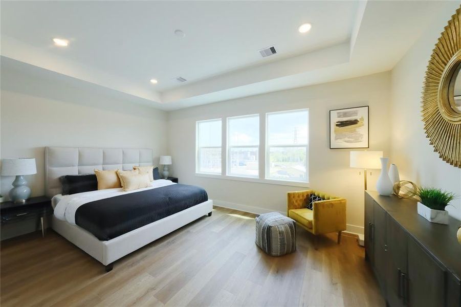 Furnished interior view inside a new home in Elysian Manor, Houston (Image 6). Furnished interior view inside a new home in Elysian Manor, Houston (Image 6).