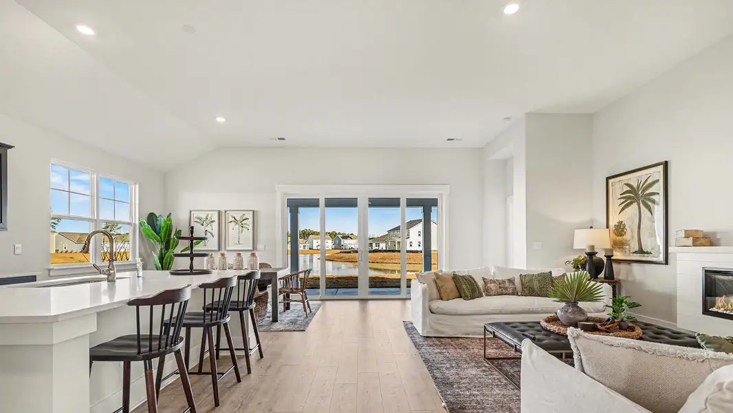 Furnished interior view inside a new home in Waterbridge, Myrtle Beach (Image 4).