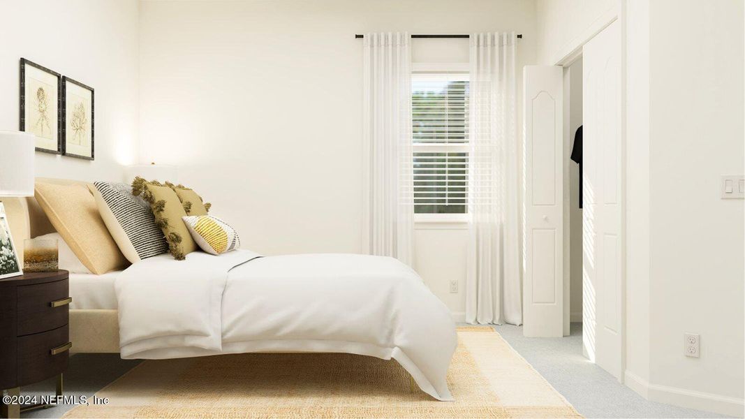 Furnished interior view inside a new home in Silver Falls Single Family at SilverLeaf, St. Augustine (Image 16).