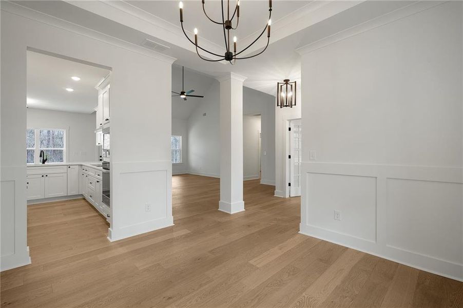 Spacious, unfurnished interior of a new home in , White (Image 19).