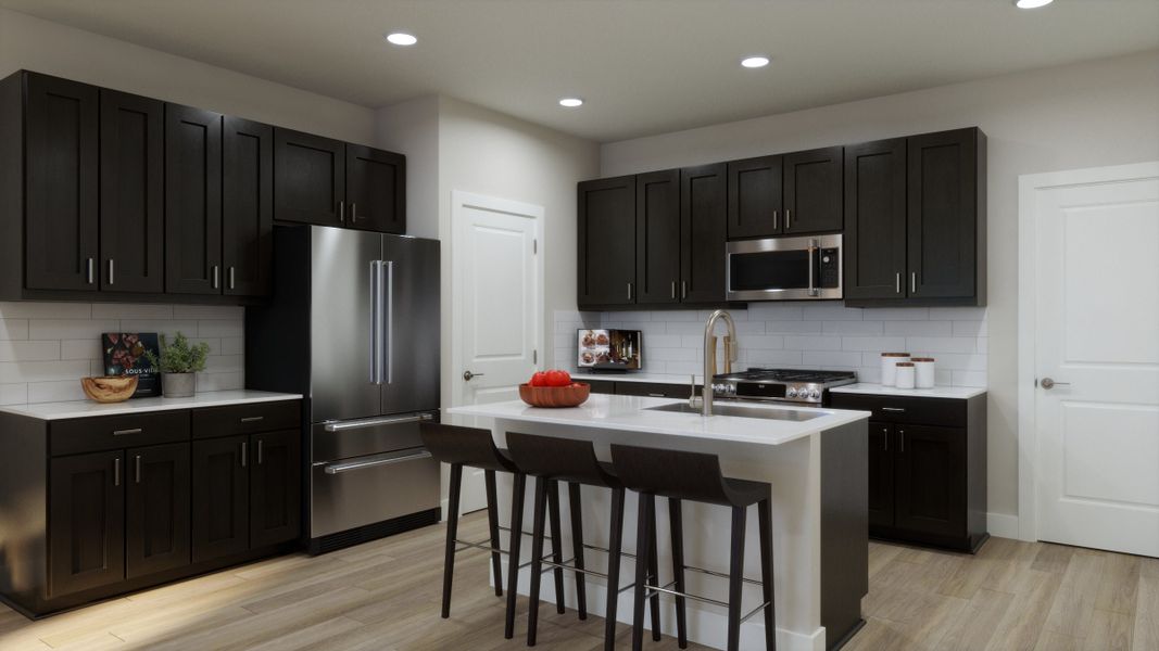 Representative furnished interior of a home built from the B - End by Trumark Homes in Erie Highlands, Erie (Image 8).