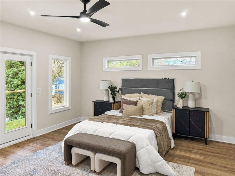 Furnished interior view inside a new home in , Atlanta (Image 31). Furnished interior view inside a new home in , Atlanta (Image 31).