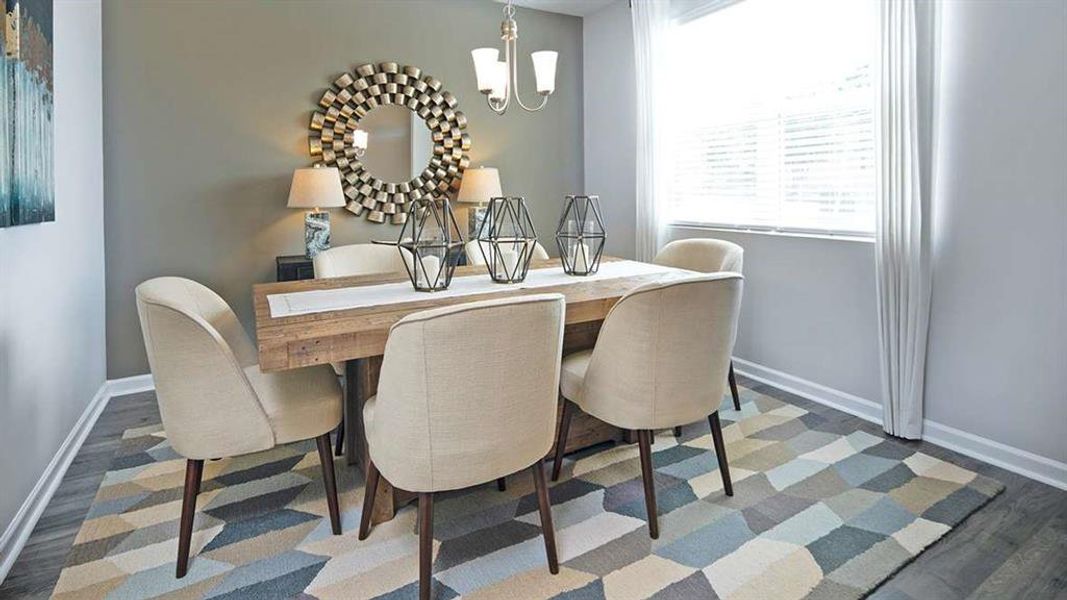 Furnished interior view inside a new home in The Reserve at Calcutta, Stockbridge (Image 18).