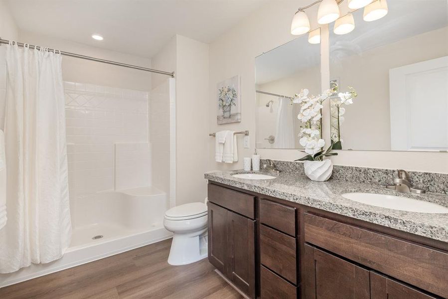 Walk-in Shower, granite vanity, linen storage. 11 x 6 Walk-in Shower, granite vanity, linen storage. 11 x 6