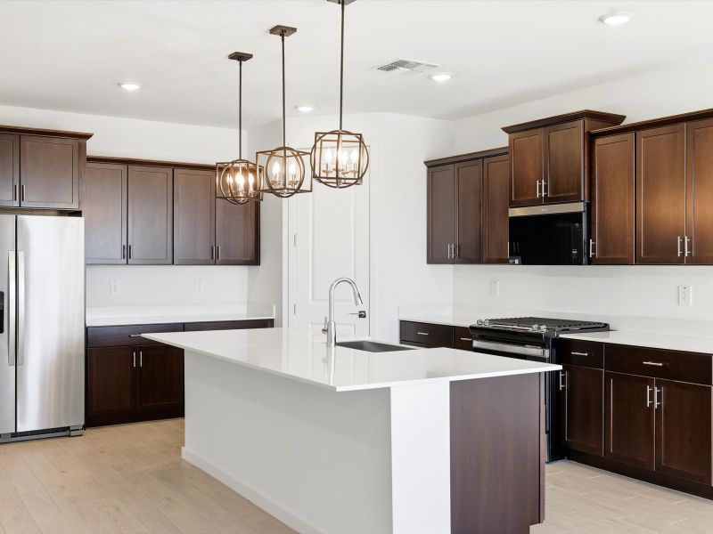 Furnished interior view inside a new home in Meritage Homes by Teravalis - Reserve Series, Buckeye (Image 3).
