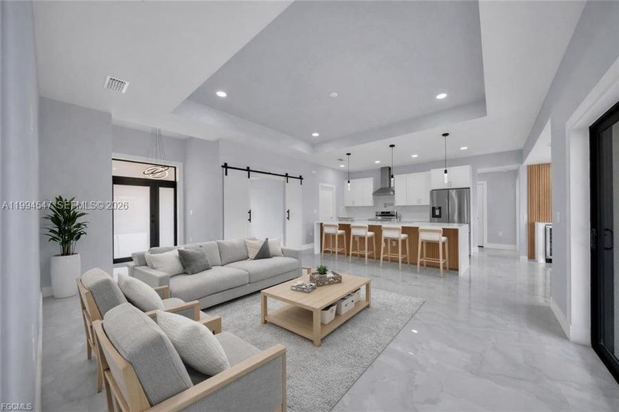 Furnished interior view inside a new home in , Lehigh Acres (Image 5).