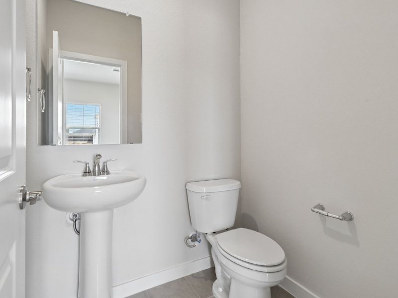 Furnished interior view inside a new home in Cibolo Hills West - Spring Series, Fort Worth (Image 10).