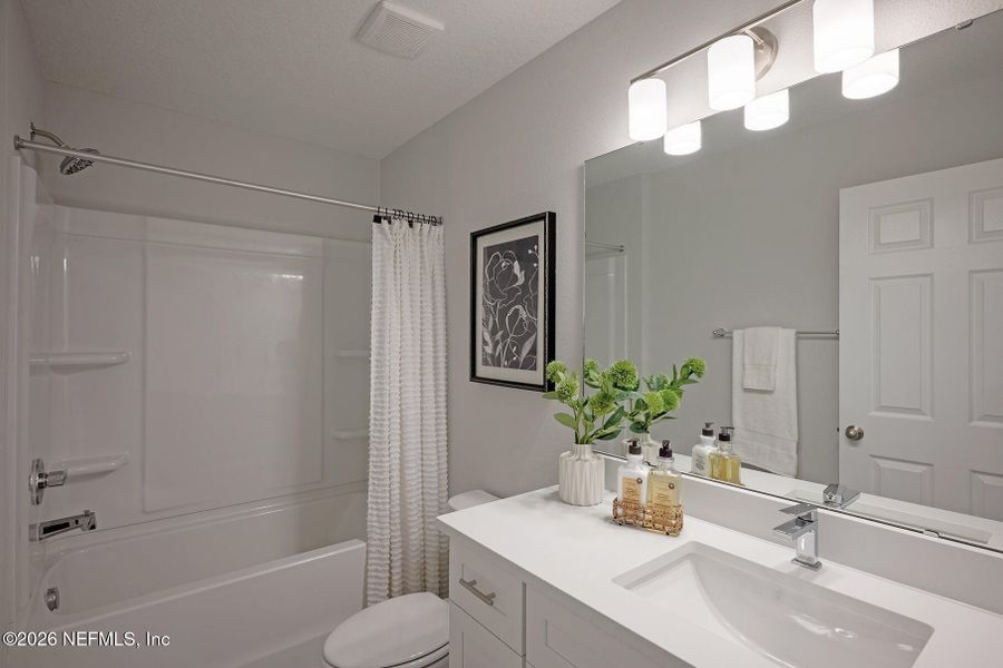 Furnished interior view inside a new home in , Jacksonville (Image 34). Furnished interior view inside a new home in , Jacksonville (Image 34).