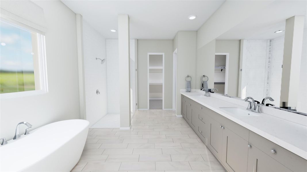 Furnished interior view inside a new home in Anniston, Katy (Image 9).