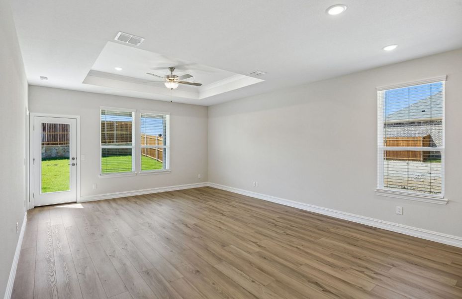 Spacious, unfurnished interior of a new home in Rosemary Fields, Godley (Image 12).