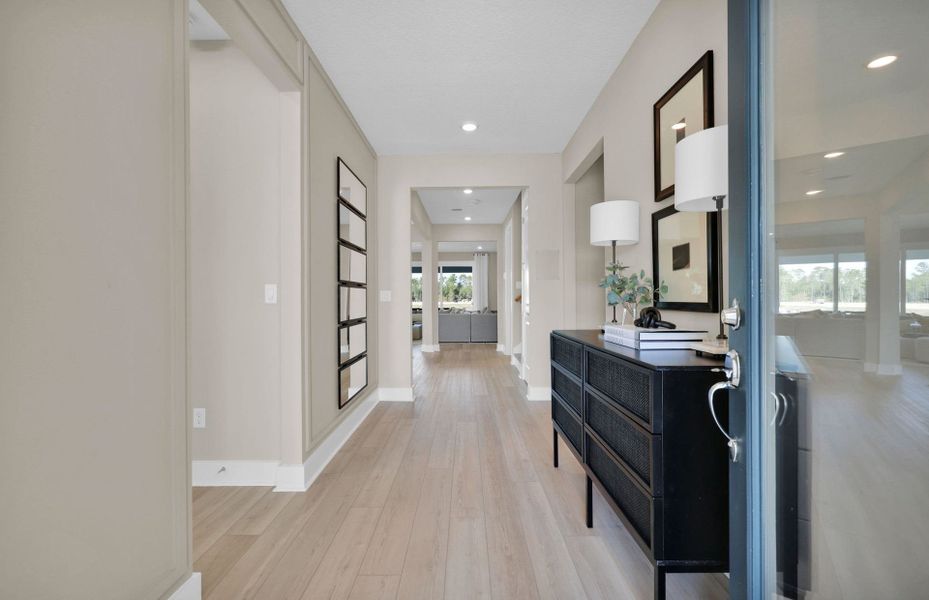 Representative furnished interior of a home built from the Yorkshire by Pulte Homes in Westerly Park at Wildlight, Wildlight (Image 17).