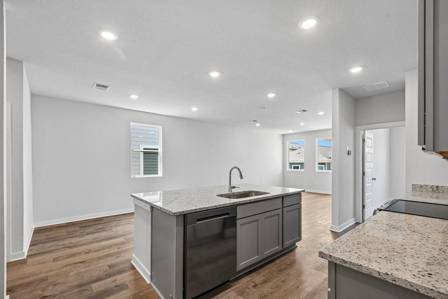 Furnished interior view inside a new home in Eastwood at Sonterra, Jarrell (Image 10).