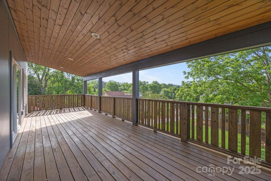 Plenty of room for your grills and furniture