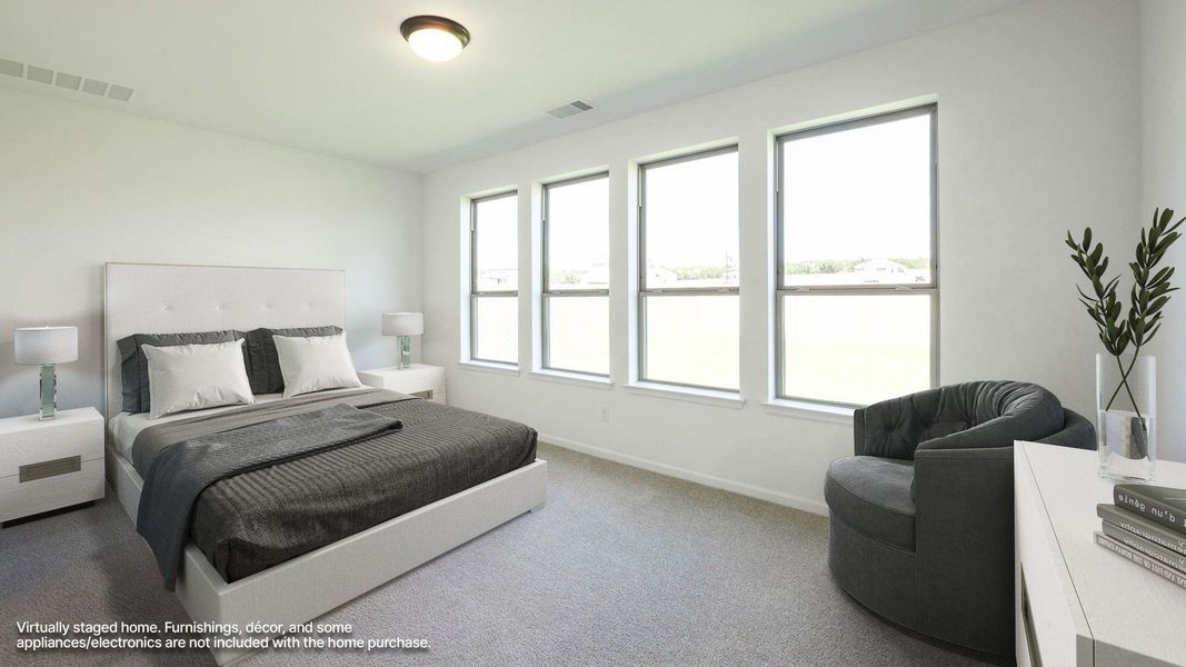 Furnished interior view inside a new home in Santa Rita Ranch - Tierra Rosa, Liberty Hill (Image 4).