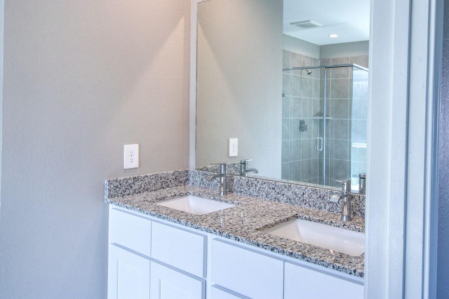 Furnished interior view inside a new home in Central Park, Texas City (Image 4). Furnished interior view inside a new home in Central Park, Texas City (Image 4).