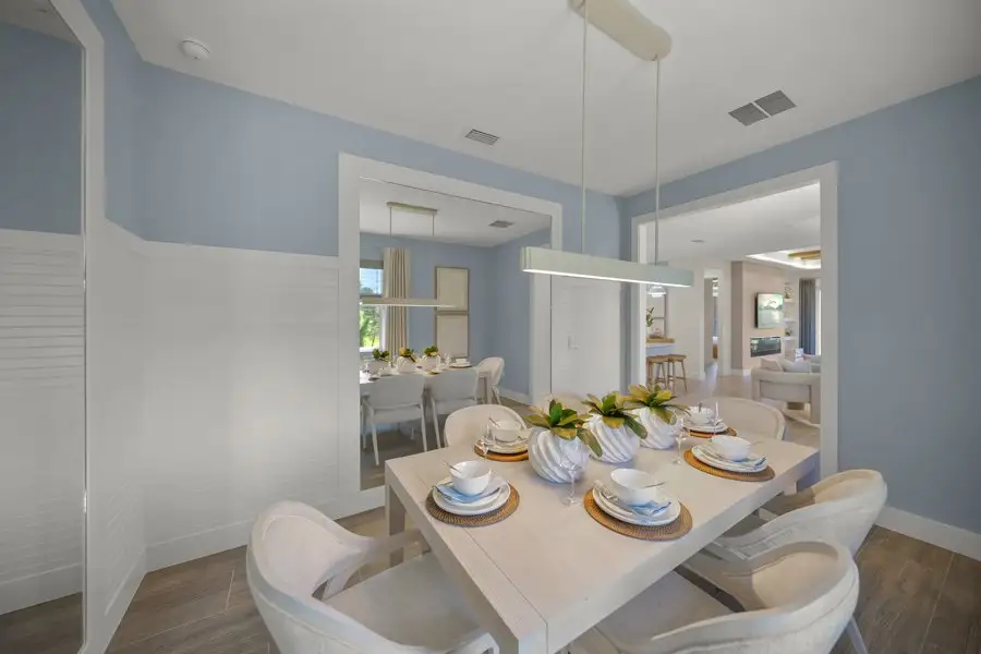 Representative furnished interior of a home built from the Banyan by Homes by Towne in Shellstone at Waterside, Sarasota (Image 11). Representative furnished interior of a home built from the Banyan by Homes by Towne in Shellstone at Waterside, Sarasota (Image 11).
