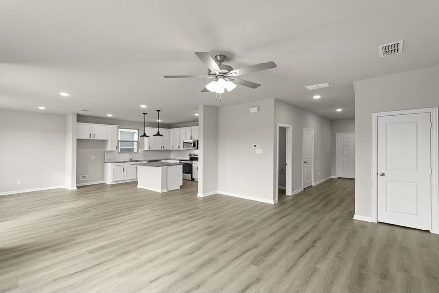 Representative unfurnished interior of a home built from the Montgomery Colony At Pinehurst by Brohn Homes in Colony at Pinehurst, Pinehurst (Image 9).