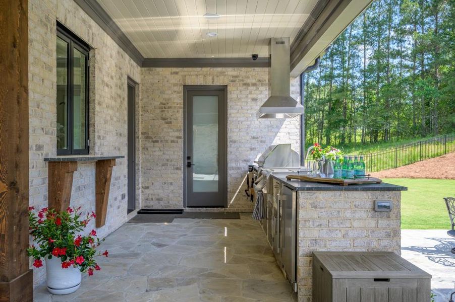 Exterior details and patio area of a home in , Alpharetta (Image 2). Exterior details and patio area of a home in , Alpharetta (Image 2).