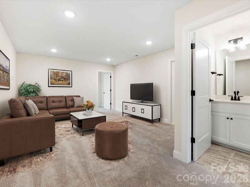 Furnished interior view inside a new home in , Waxhaw (Image 17).