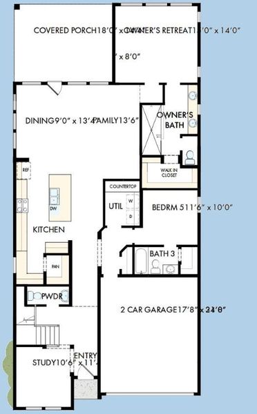 The success of a floor plan is the way you can move through it…You’ll be amazed at how well this home lives…We call it traffic patterns.