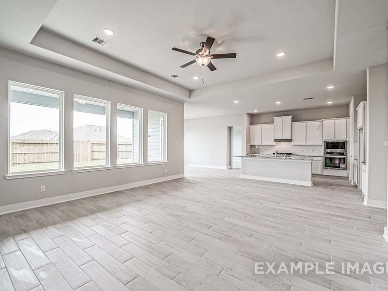 Representative unfurnished interior of a home built from the The George A by Davidson Homes LLC in Lago Mar, Texas City (Image 7). Representative unfurnished interior of a home built from the The George A by Davidson Homes LLC in Lago Mar, Texas City (Image 7).