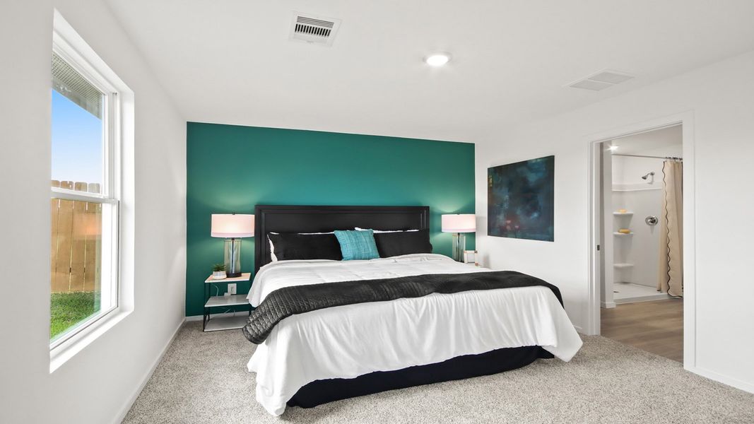 Representative furnished interior of a home built from the Barton by D.R. Horton in Sunset Valley, Hockley (Image 11).