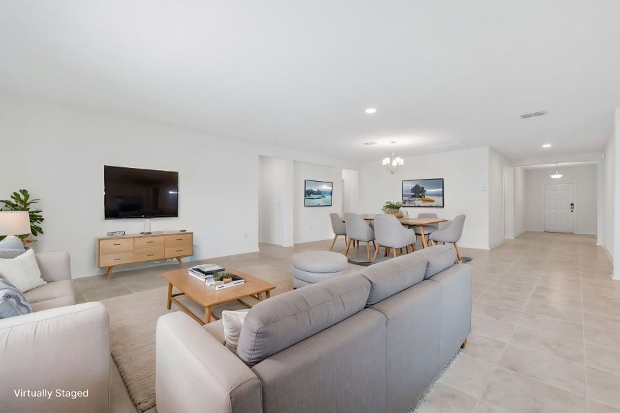 Great Room - Virtually Staged