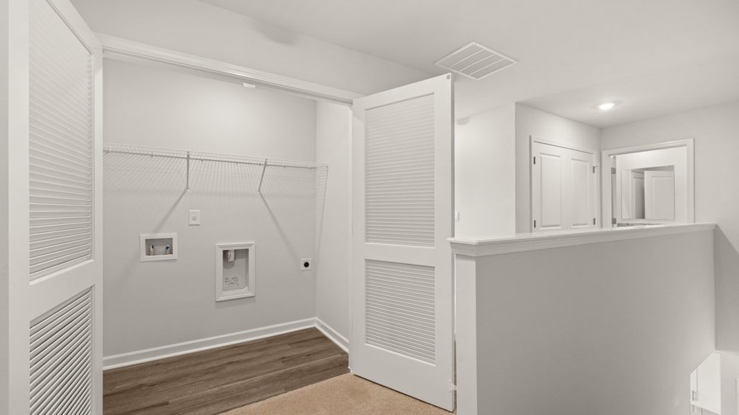 Spacious, unfurnished interior of a new home in Rushing Waters Townhomes, North Augusta (Image 23). Spacious, unfurnished interior of a new home in Rushing Waters Townhomes, North Augusta (Image 23).