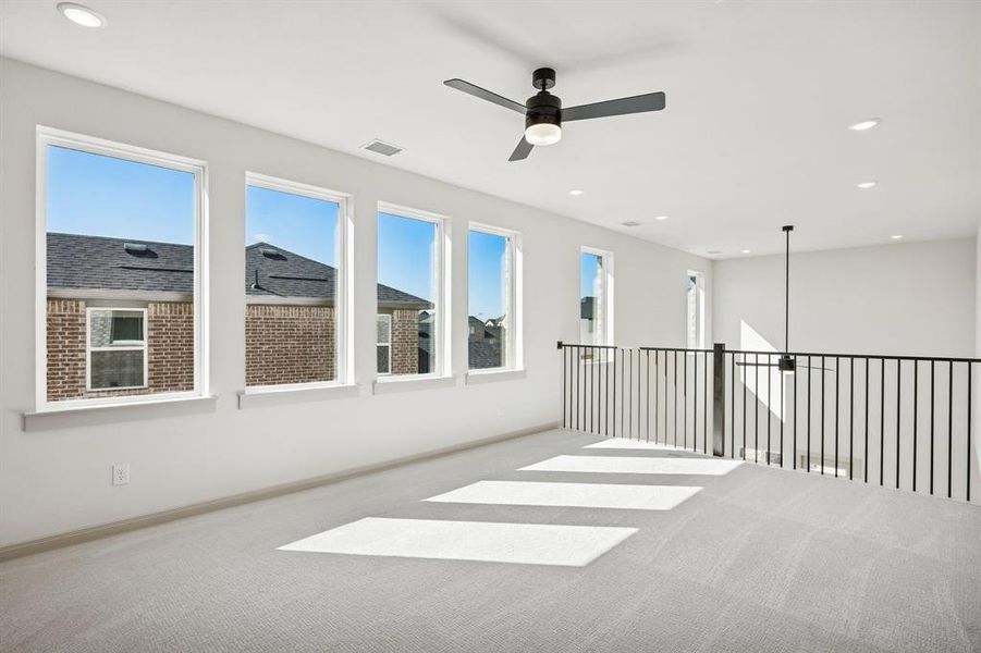 This light, bright and airy game room is the perfect place to host those big game day parties! This light, bright and airy game room is the perfect place to host those big game day parties!