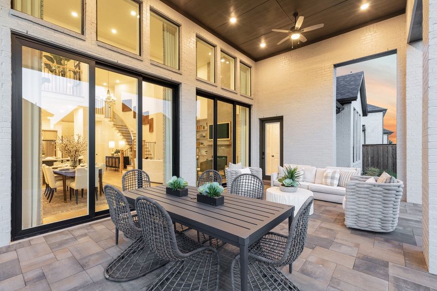 Representative Patio - some options shown