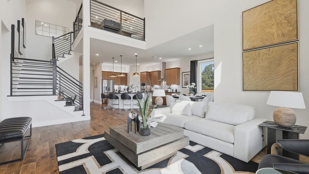 Representative furnished interior of a home built from the Rosewood by DRB Homes in Thompson Farms, Van Alstyne (Image 11). Representative furnished interior of a home built from the Rosewood by DRB Homes in Thompson Farms, Van Alstyne (Image 11).