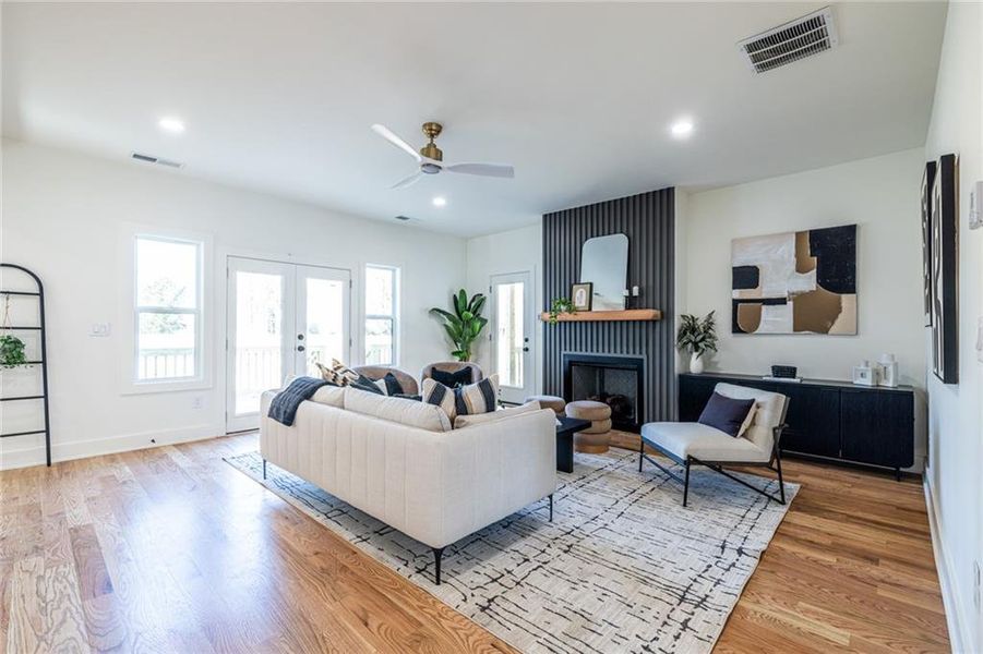 Furnished interior view inside a new home in , Avondale Estates (Image 14). Furnished interior view inside a new home in , Avondale Estates (Image 14).